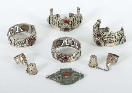 Collection of Ethnological Jewelry from Afghanista