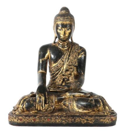 Buddha Maravijaya, Burma, early 20th century, wood