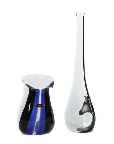 Seau à champagne et carafe à vin Riedel, fin du XX