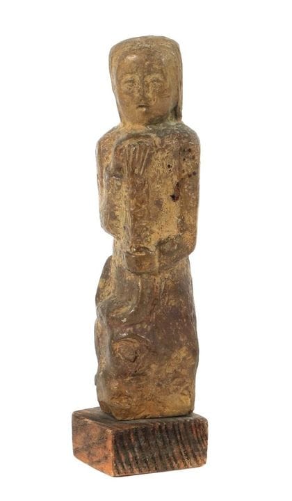 Sculpteur du XXe siècle. « Jeune fille aux épis »,