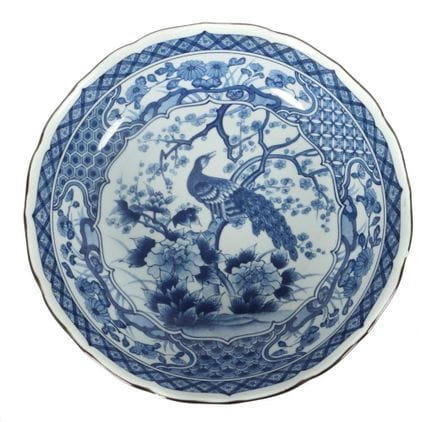 Coupe décorative de la collection « Blue Peacock »