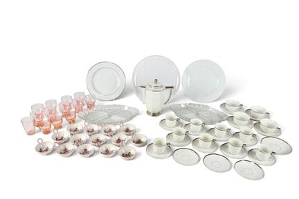 RAYNAUD Limoges. Partie de service à thé et café e