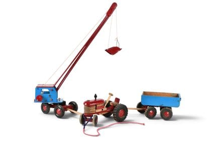 JOUET DEJOU. Tracteur (ref. catalogue 800), Benne 