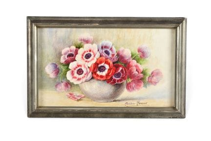 Madeleine Renaud (XXème siècle). Bouquet d'anémone