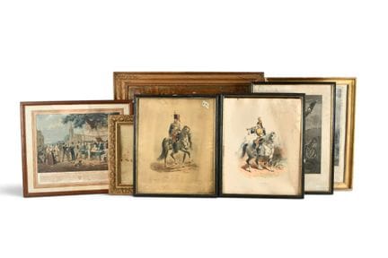 GRAVURES, LITHOGRAPHIES ou REPRODUCTIONS (23) à su