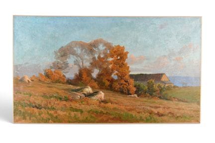 DE MARTENNE, Etienne (1868-1920). Paysage d'automn