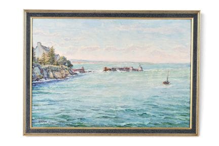 VEYRE, Jean-Alexandre (1886-?). Quiberon Port Hali