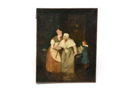 ÉCOLE FRANÇAISE du XIXe siècle. La convalescente. 