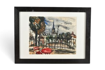 Attribué à Marcel Saint-Jean (1914-1994). Vue de v