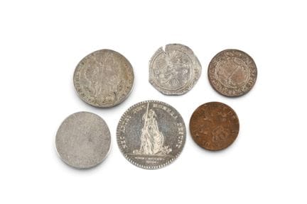 Lot Monnaies et jeton dont argent (25 g)