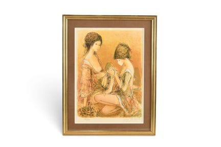 Jacques Lalande (1921-2003). Deux jeunes femmes. L