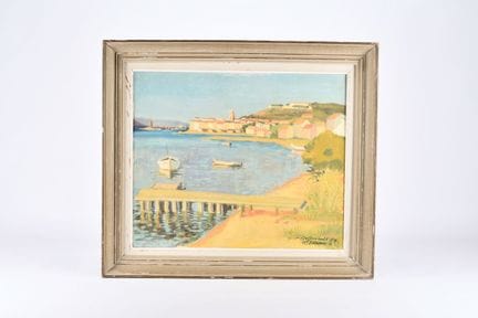 GUILMAULT, Constant (1922-1996). Vue de St Tropez.