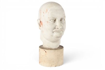 MEAUZE, Pierre (1913–1978). Männerbüste, 1937. Gip
