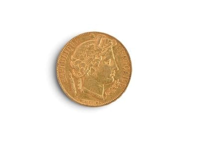 MONNAIE d'OR. 1 x 20 francs français 1851 atelier 
