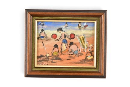 SAINT-CLAIR, Henry (1899-1990). Enfants jouant sur