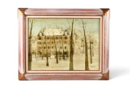 DAMIN, Georges (né en 1942)
Vue de Paris, huile su