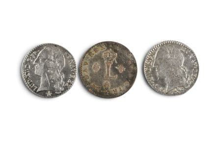LOUIS XV - 1/10 Ecu au Bandeau (2) - 1741 H - LA R