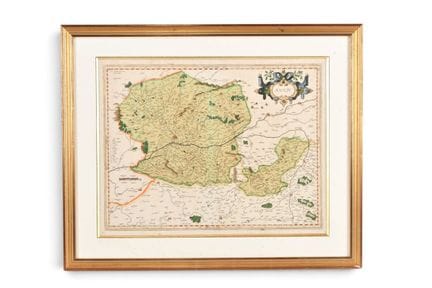 MERCATOR. ANIOU. [1597]. Carte d'Anjou gravée et a