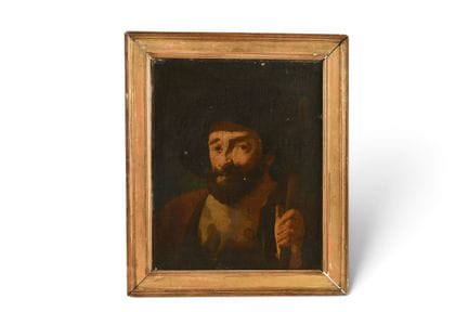 ECOLE VENITIENNE du XVIIIème siècle. Portrait d'ho