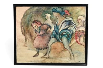 GILLES-MURIQUE Jeannine (1924-2002). Carnaval anti