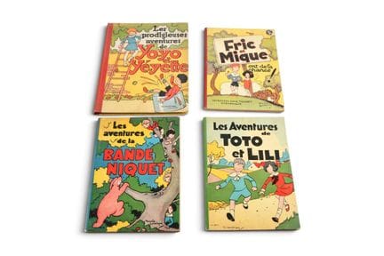 [Enfantina] LEMAINQUE. BARN. Réunion de 4  albums 