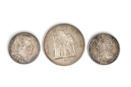 MONNAIES d'ARGENT (3) : 50 francs Hercule, JOINT 2