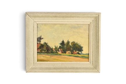 H. Hoffmann (XXème siècle). Paysage rural, 1933. H