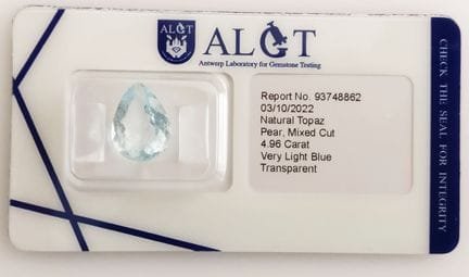 Pietra preziosa "Gemstone" - Topazio

Colore: Blu 