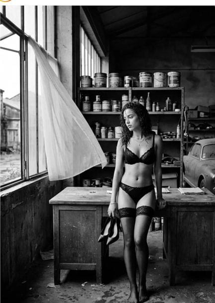 Michel Casamia - Né en 1959 - Peau de satin - Phot