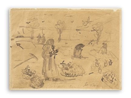 FILIPPO DE PISIS (1896-1956) - Le potager des frèr
