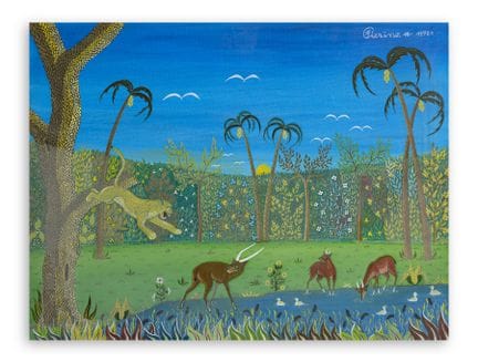 PIERINO FERRARI (1930–2015) - Gazelles in Danger, 