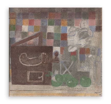 BRUNO SAETTI (1902-1984) - Pommes vertes (Nature m