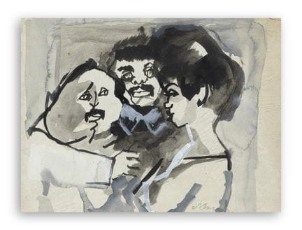 MINO MACCARI (1898-1989) - Sans titre, années 1950