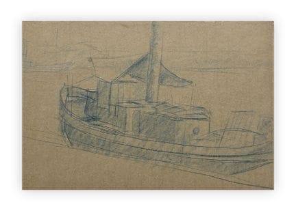PIO SEMEGHINI (1878-1964) - Bateau à Chioggia, 193