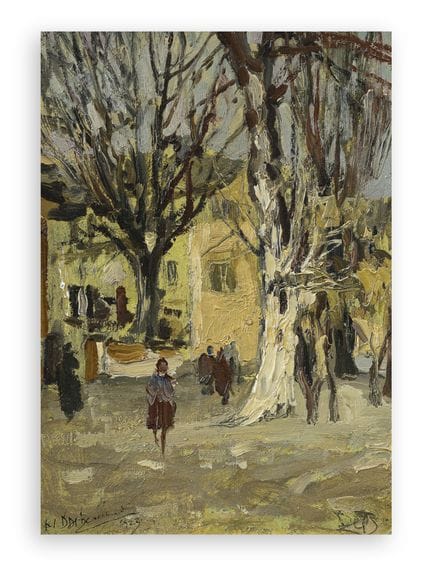 DOMENICO DE BERNARDI (1892-1963) - Maisons à Varan