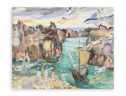 MARIO CORTIELLO (1907-1982) - L'arrivée des flèche