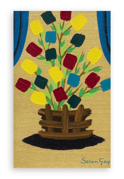 DOMENICO SEREN GAY (1931-2003) - Square Flowers, 1