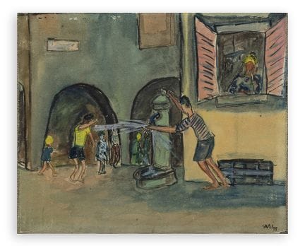 PIERO GAULI (1916–2012) - Boys Playing, 1939
PIERO