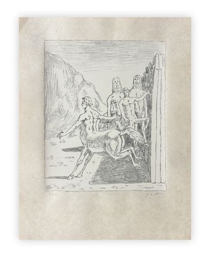 GIORGIO DE CHIRICO (1888-1978) - La famille Centau
