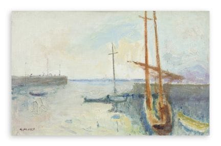 GINO MORO (1901-1977) - Le port de Camogli
GINO MO