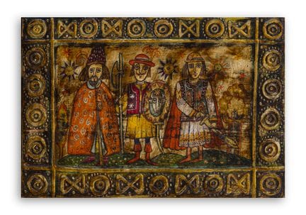 VICTORIA NOLLA SAVULESCU - Three Soldiers, 1972
VI