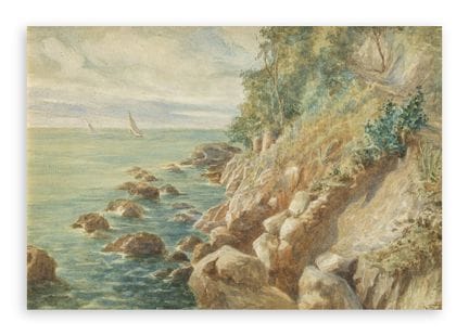 NAPOLEONE LUIGI GRADY (1860-1949) - Falaise
NAPOLE