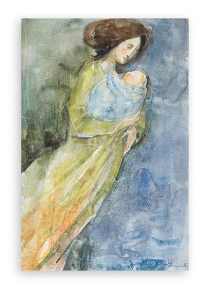 TRENTO LONGARETTI (1916-2017) - La maternité, 1980