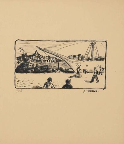 Auguste CHABAUD (1882–1955)
„Blick auf den Hafen v