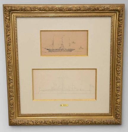 Felix ZIEM (1821–1911)
„Dreimaster und Dampfschiff