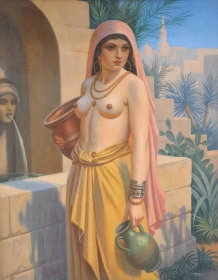 G. LEJARD (20th-century Orientalist school)
"Woman