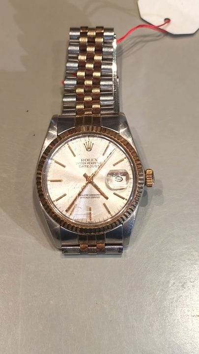 Rolex Oyster Perpetual Datejust für Herren aus Gol