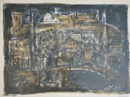 Raymond GUERRIER (1920–2002)
„Stadtansicht“.
Farb-