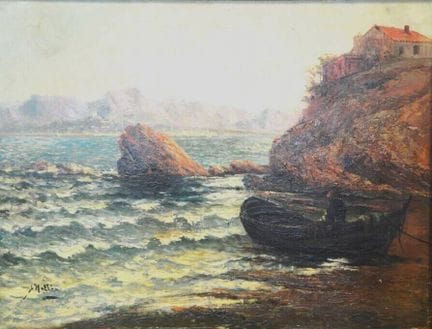 Louis NATTERO (1870–1915)
"Fishermen on the Cliff.