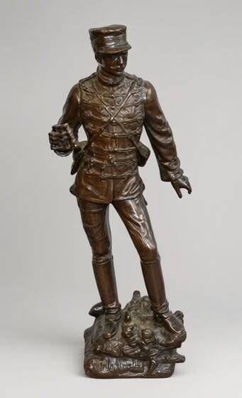 Charles ANFRIE (1833–1905)
„Sur la brèche“.
Bronze